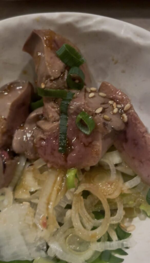 巣鴨「鳥晶」レバーたたき