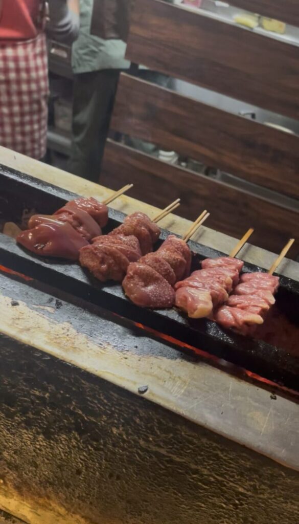 ひばりヶ丘「門福」焼き鳥レバー串