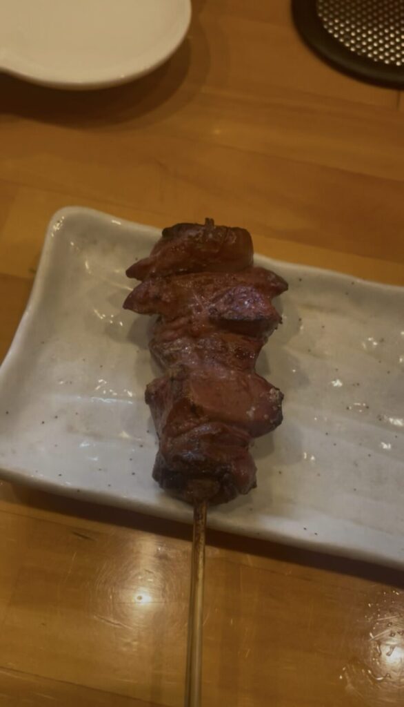 ひばりヶ丘「門福」焼き鳥レバー串