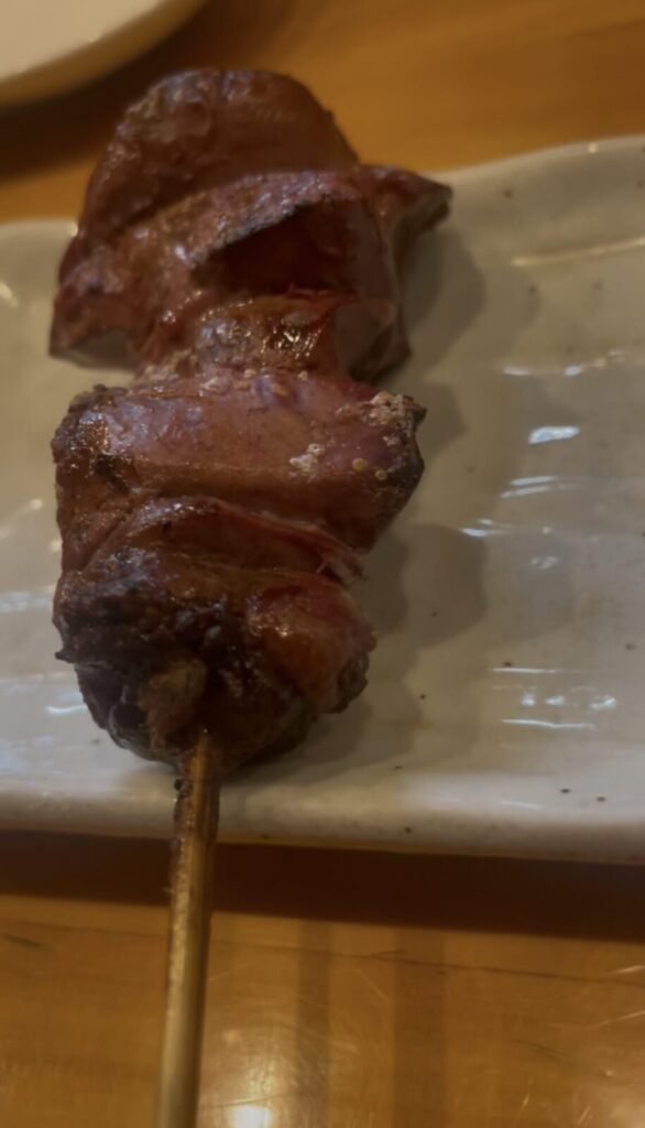 ひばりヶ丘「門福」焼き鳥レバー串