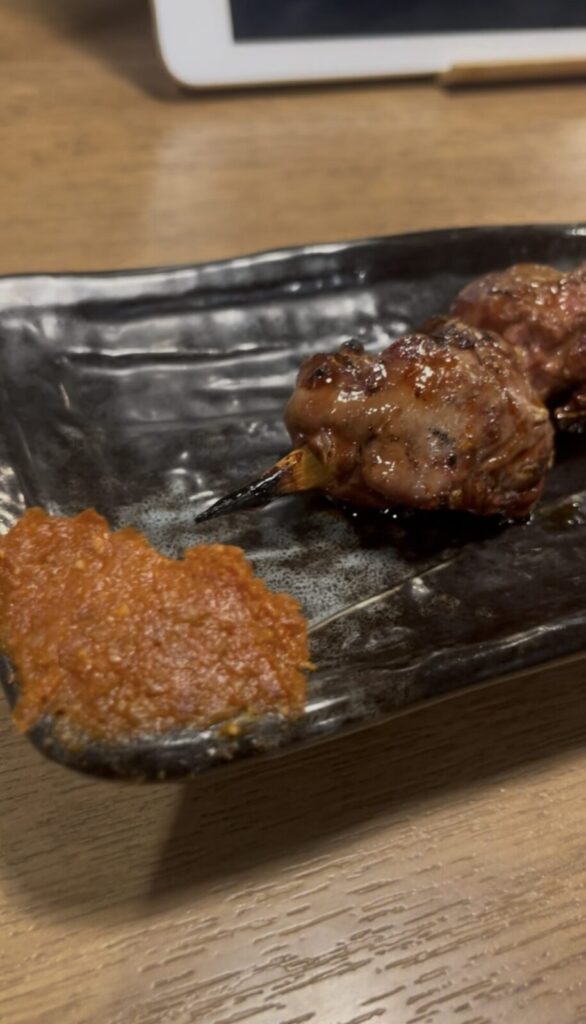 池袋「ねぎま三ぞう」レバー[鳥]