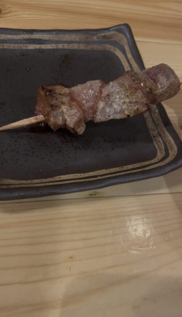 池袋「スミビトケムリ」のレバーすじ