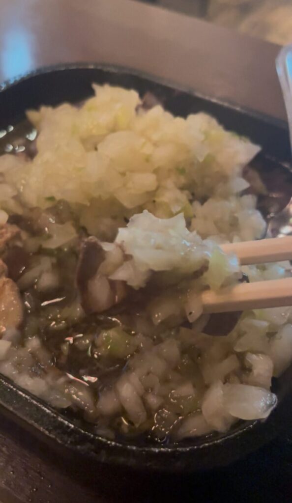 高田馬場「彩どり」ねぎねぎレバテキ