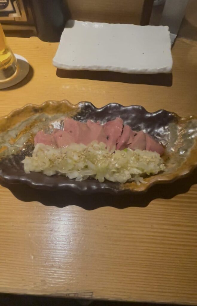 池袋「逢鳥」ネギ塩レバ刺し