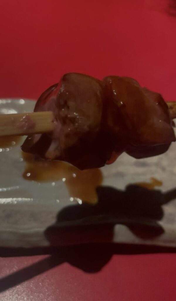 巣鴨「左藤 総本店」炭火串焼きレバー