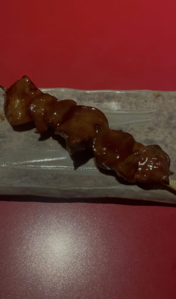 巣鴨「左藤 総本店」炭火串焼きレバー