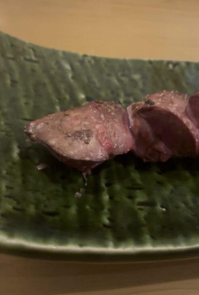 中野「やきとりあそび邸」焼き鳥レバー