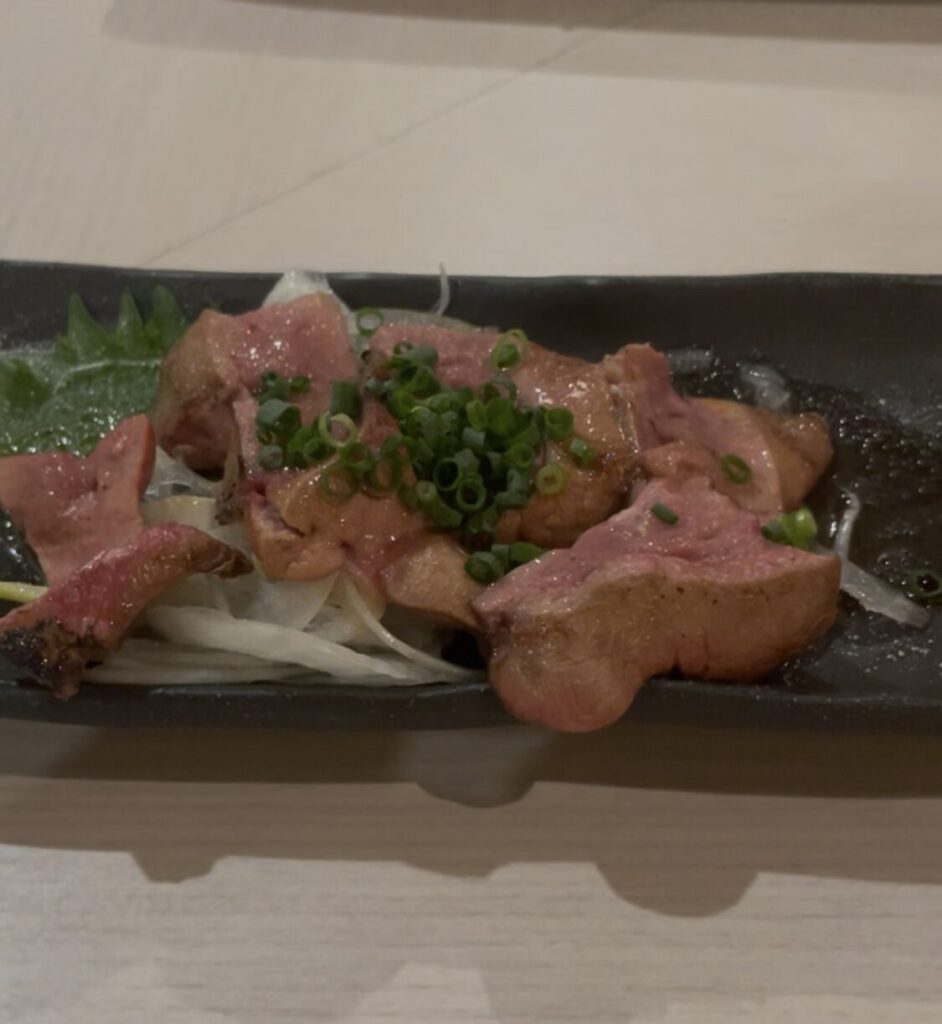 吉祥寺「てら」白レバーのたたき