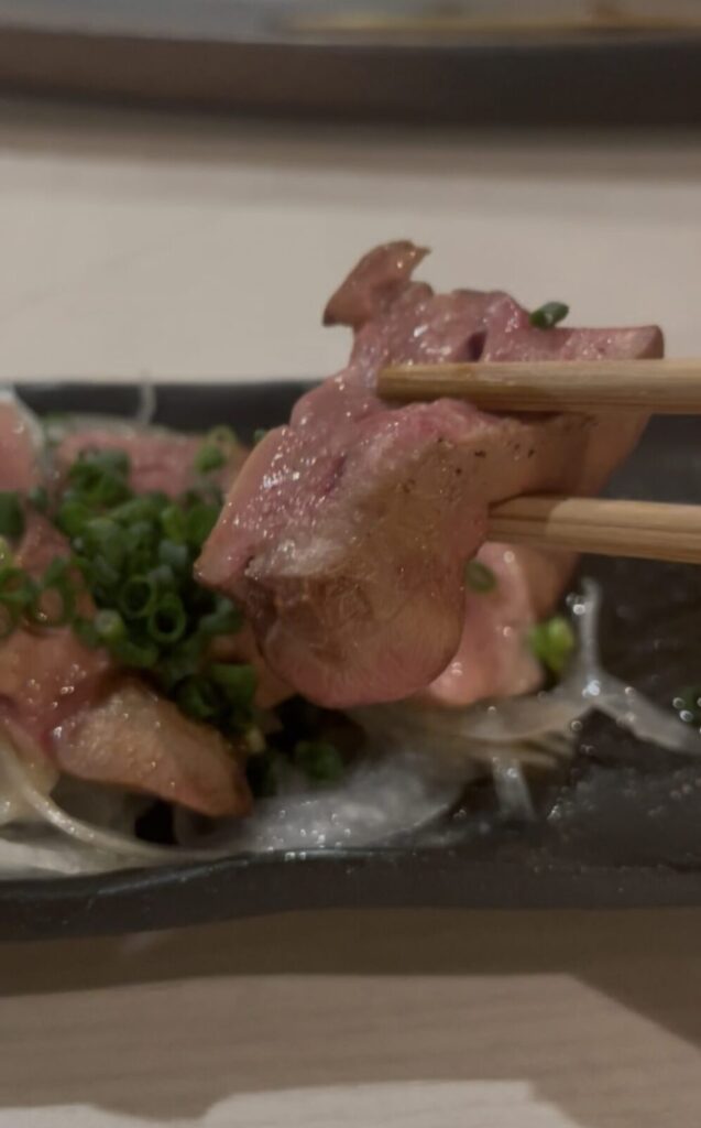 吉祥寺「てら」白レバーのたたき