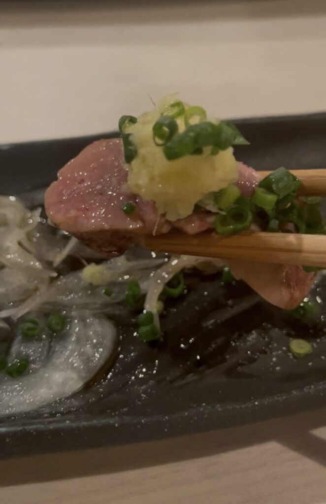 吉祥寺「てら」白レバーのたたき