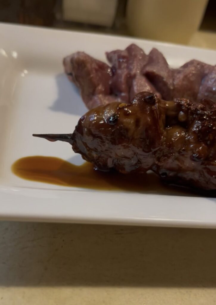 中野「大雅」串焼きレバー