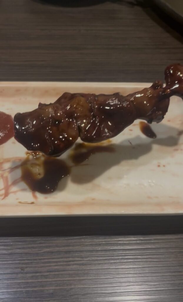 池袋「養老乃瀧」のやきとり鶏レバー串