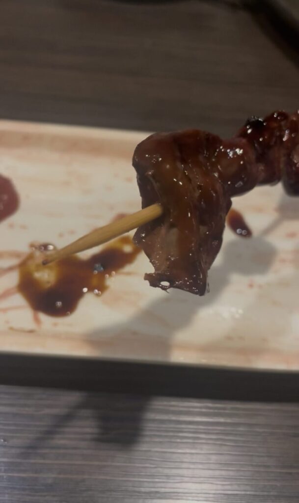 池袋「養老乃瀧」のやきとり鶏レバー串