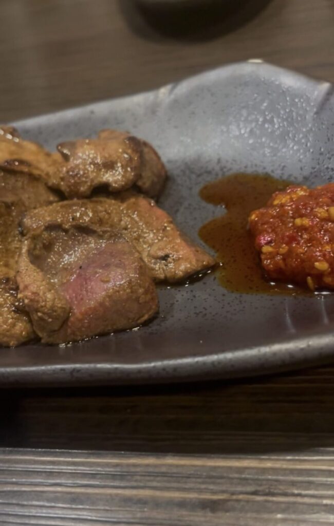 池袋「養老乃瀧」の豚レバー焼