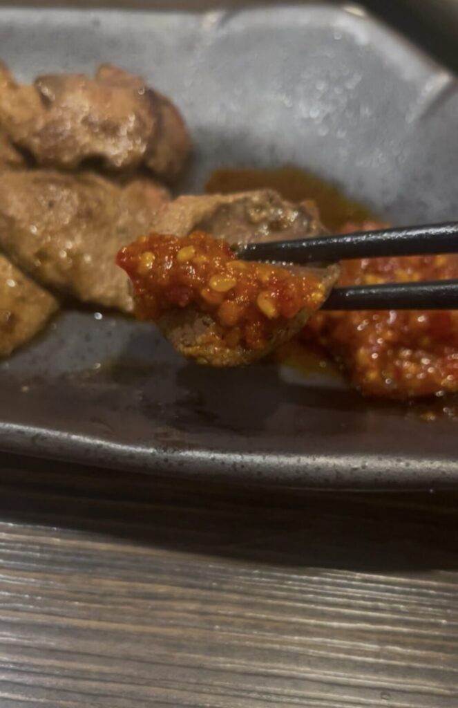 池袋「養老乃瀧」の豚レバー焼