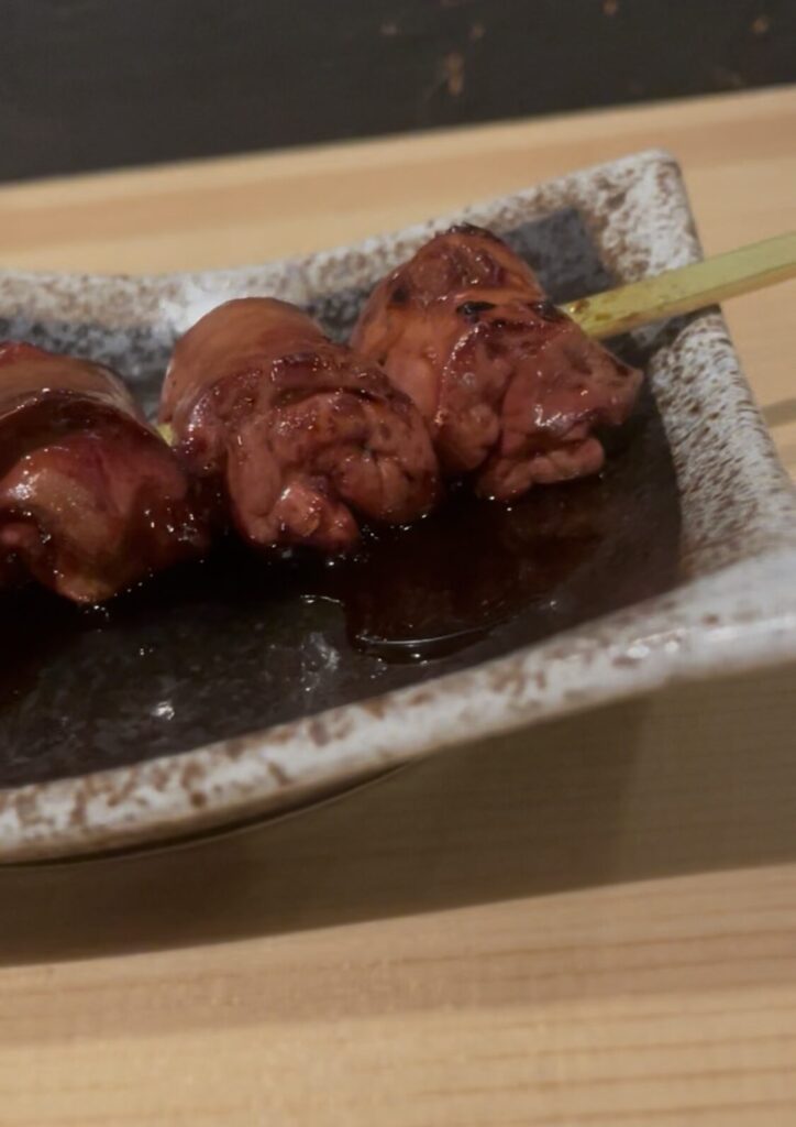 神田「◯鳥 別邸」極上白レバー串