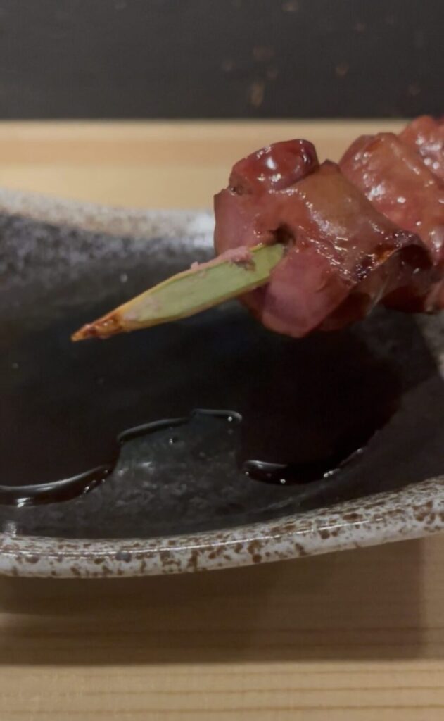 神田「◯鳥 別邸」極上白レバー串