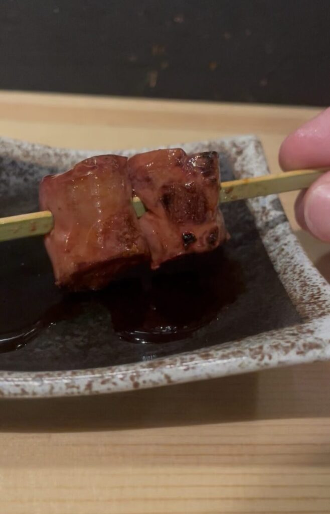 神田「◯鳥 別邸」極上白レバー串