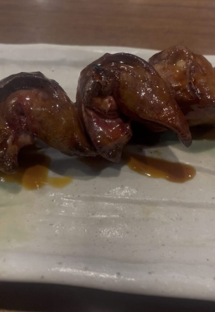 大井町「俺のやきとり」なめらか白レバー串