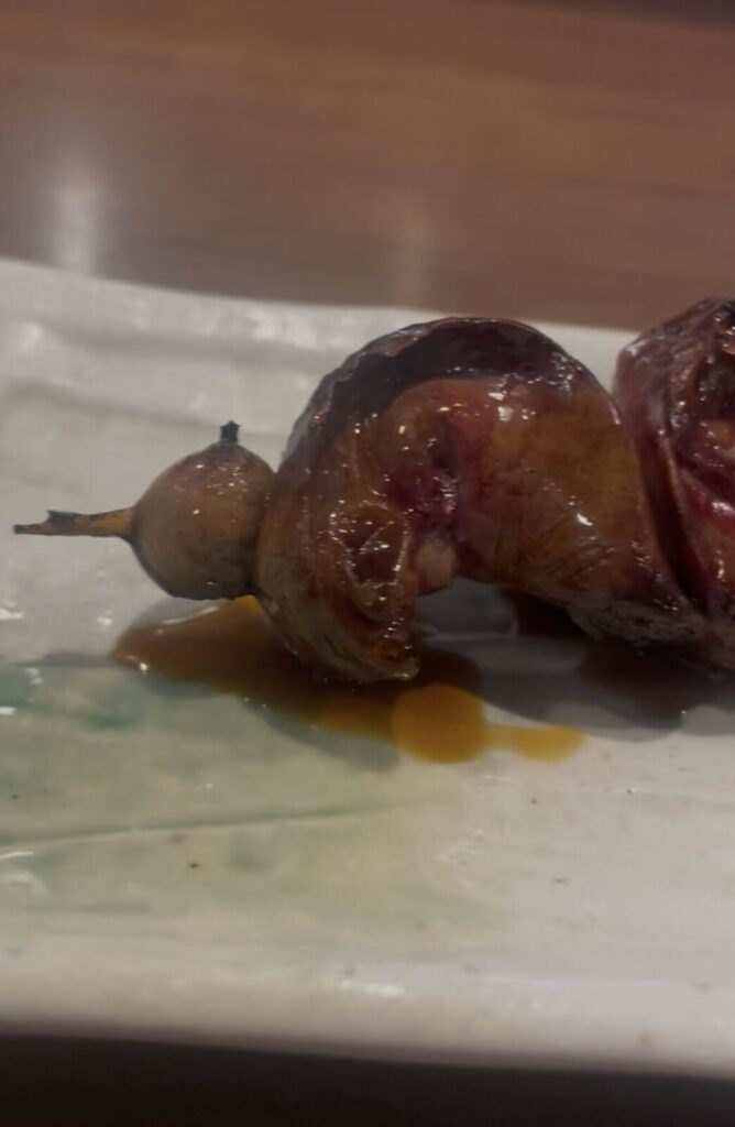 大井町「俺のやきとり」なめらか白レバー串