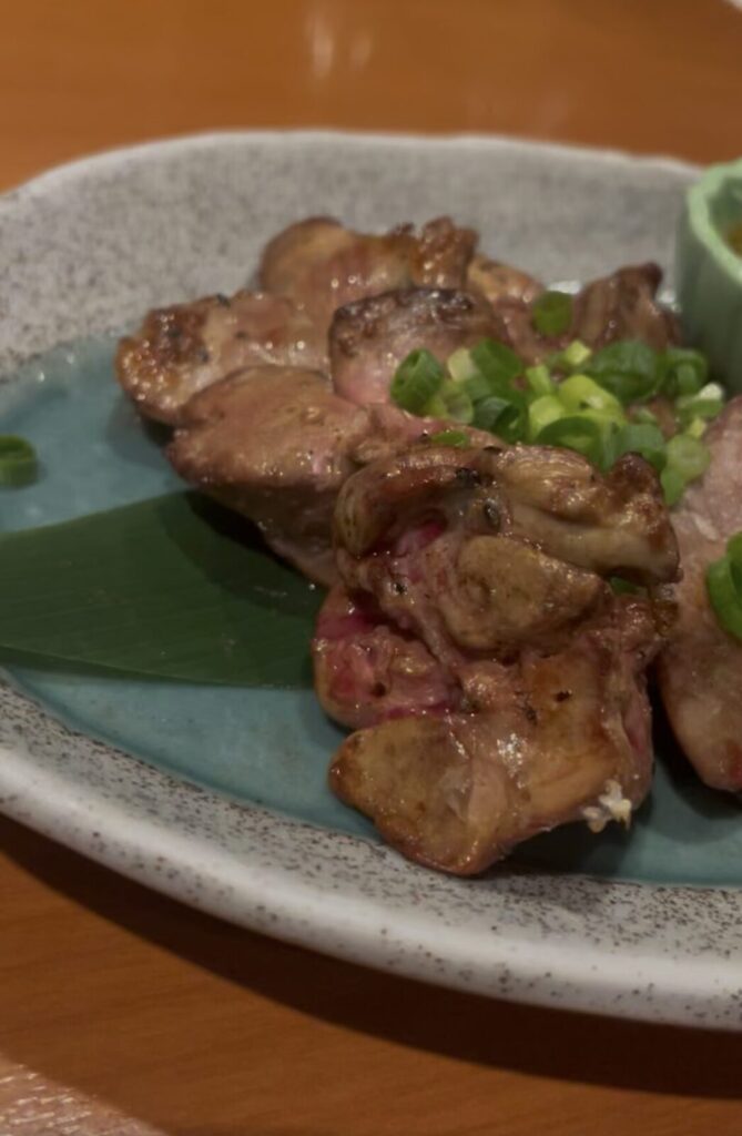 巣鴨「魚枡」白レバー焼き