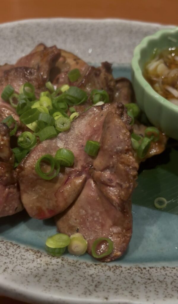 巣鴨「魚枡」白レバー焼き