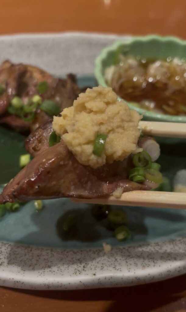 巣鴨「魚枡」白レバー焼き