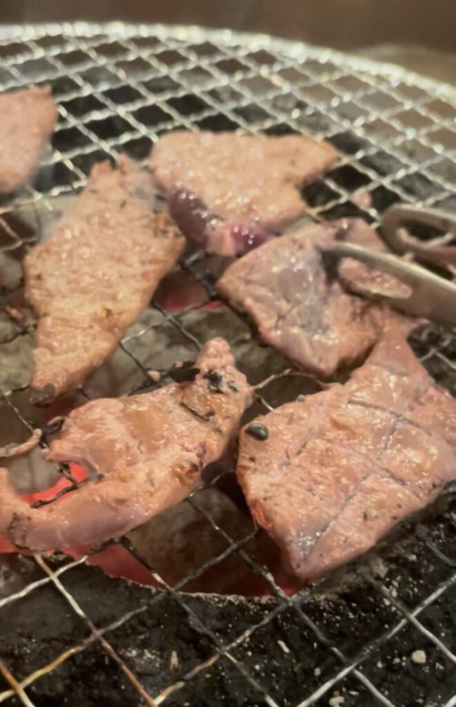 七輪焼肉「安安」牛レバー味噌
