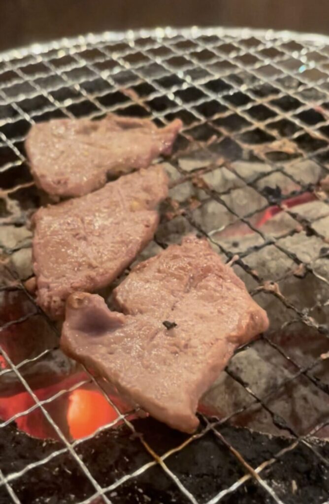 七輪焼肉「安安」牛レバー味噌