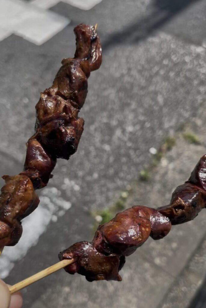護国寺「いいね」の焼き鳥レバー