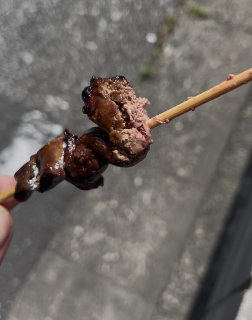 護国寺「いいね」の焼き鳥レバー