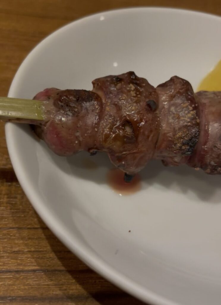中板橋「焼鳥 やっちゃん」の串 鳥レバー
