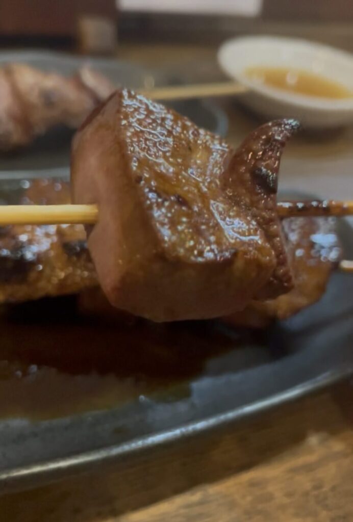 新宿「まるぴん」のぶたレバー