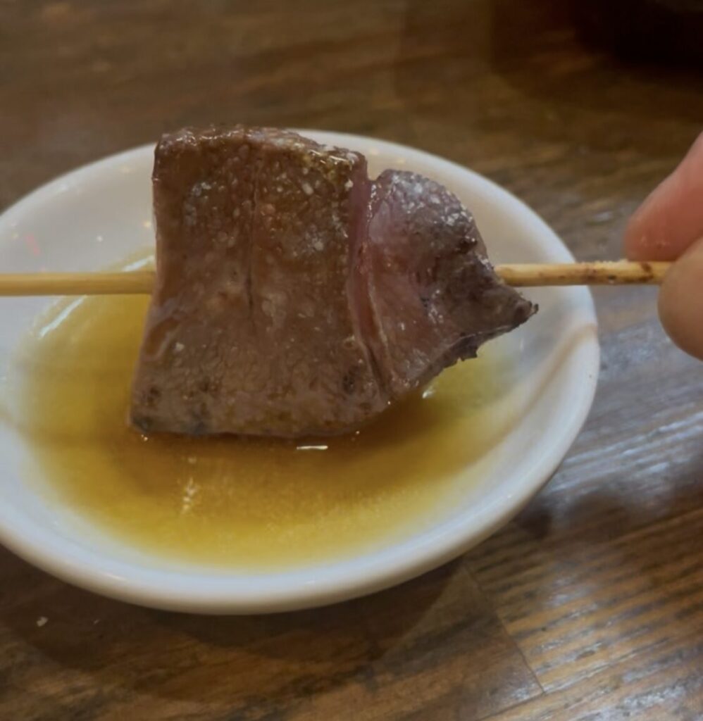 新宿「まるぴん」のぶたレバー