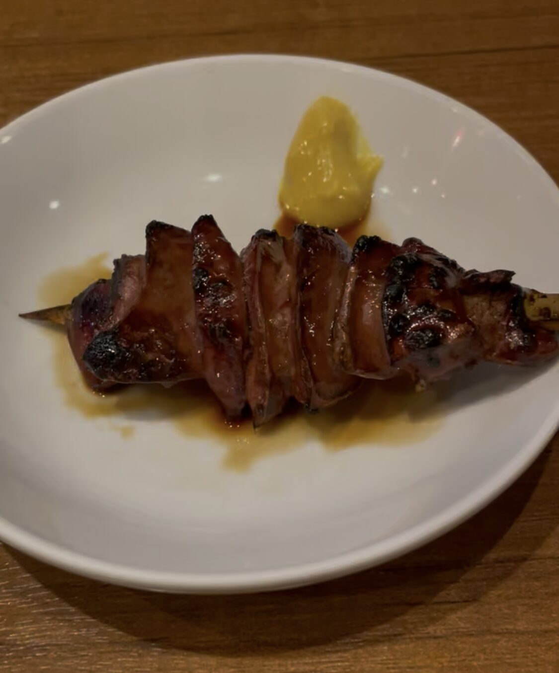 中板橋「焼鳥 やっちゃん」の串 鳥レバー