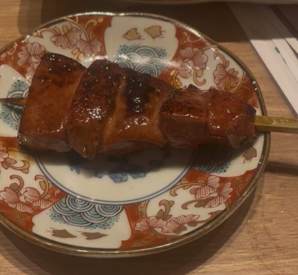 高田馬場「大衆酒場55」串焼きレバー