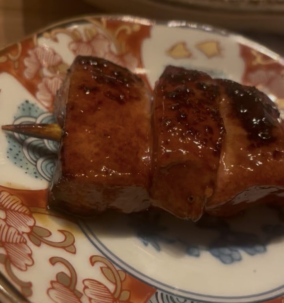 高田馬場「大衆酒場55」串焼きレバー