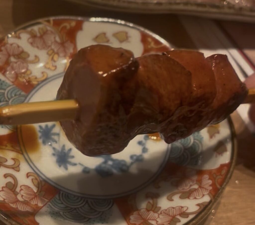 高田馬場「大衆酒場55」串焼きレバー