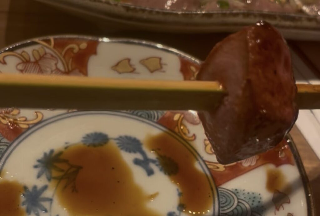高田馬場「大衆酒場55」串焼きレバー