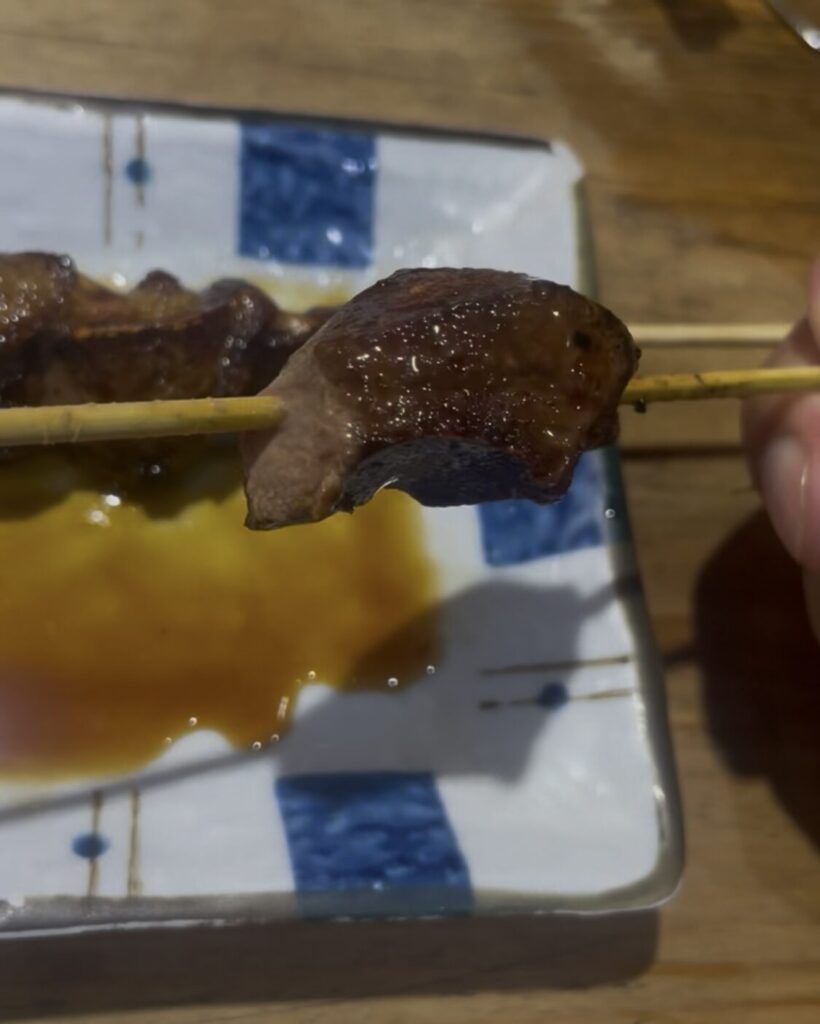 赤羽「いこい」の串焼きレバー