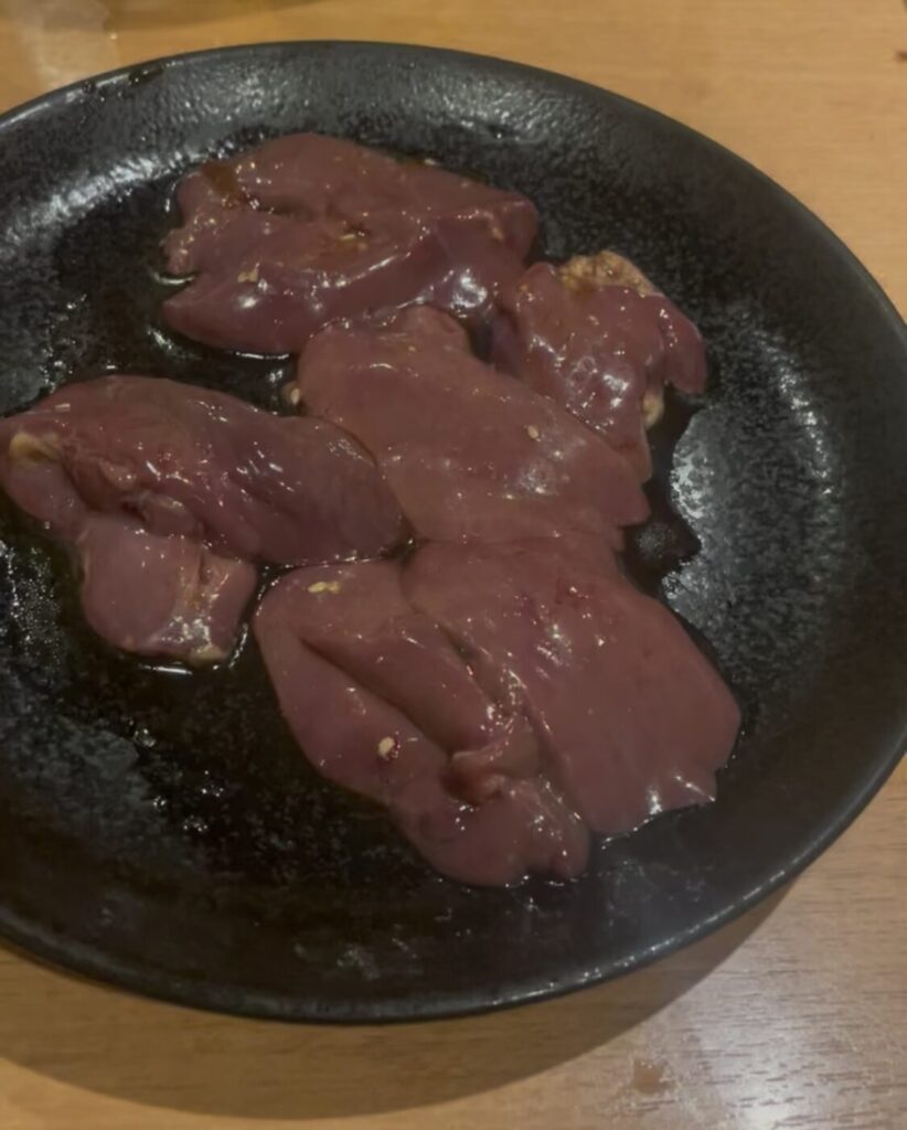富士見台「焼肉問屋 牛蔵」特選鶏レバー