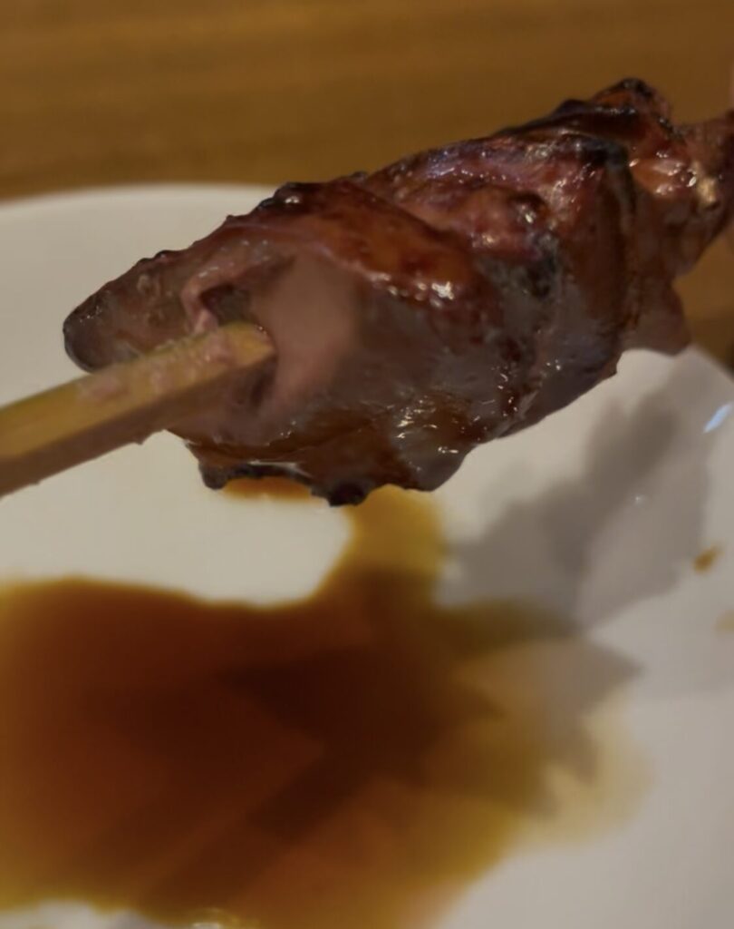 中板橋「焼鳥 やっちゃん」の串 鳥レバー