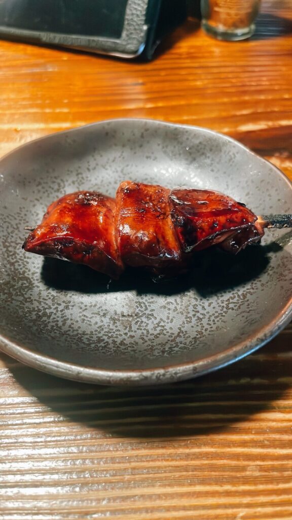中野「けむり」の白レバー焼き