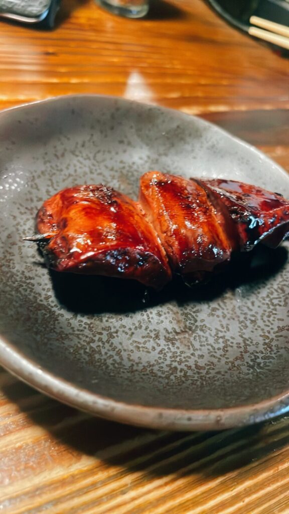 中野「けむり」の白レバー焼き