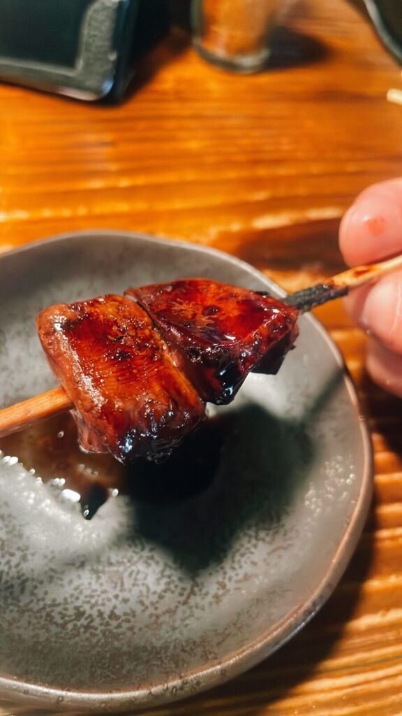 中野「けむり」の白レバー焼き