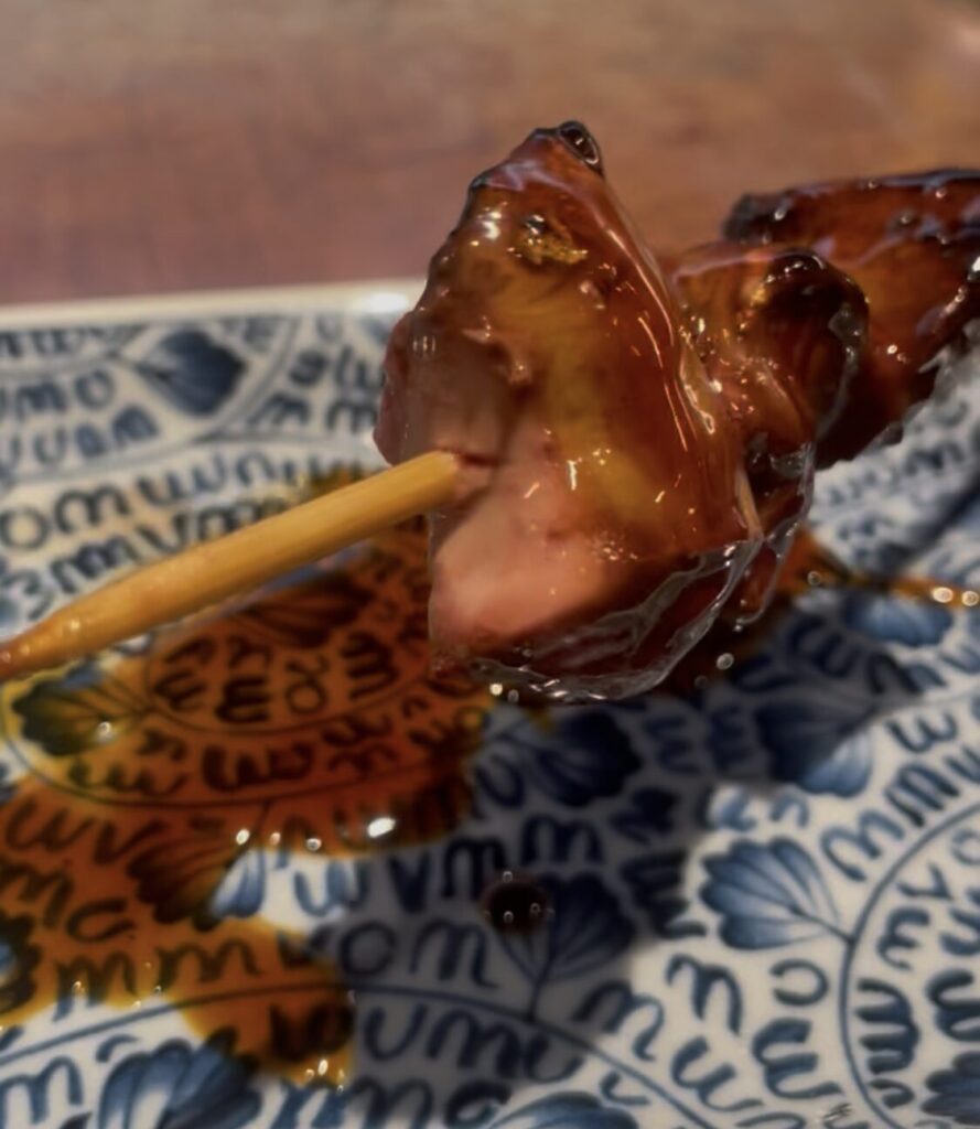 秋葉原「鍛冶屋文蔵」国産鶏串 鶏レバー串