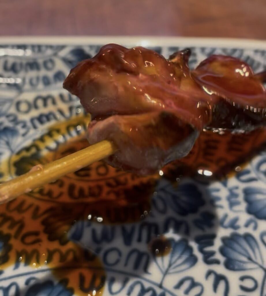 秋葉原「鍛冶屋文蔵」国産鶏串 鶏レバー串