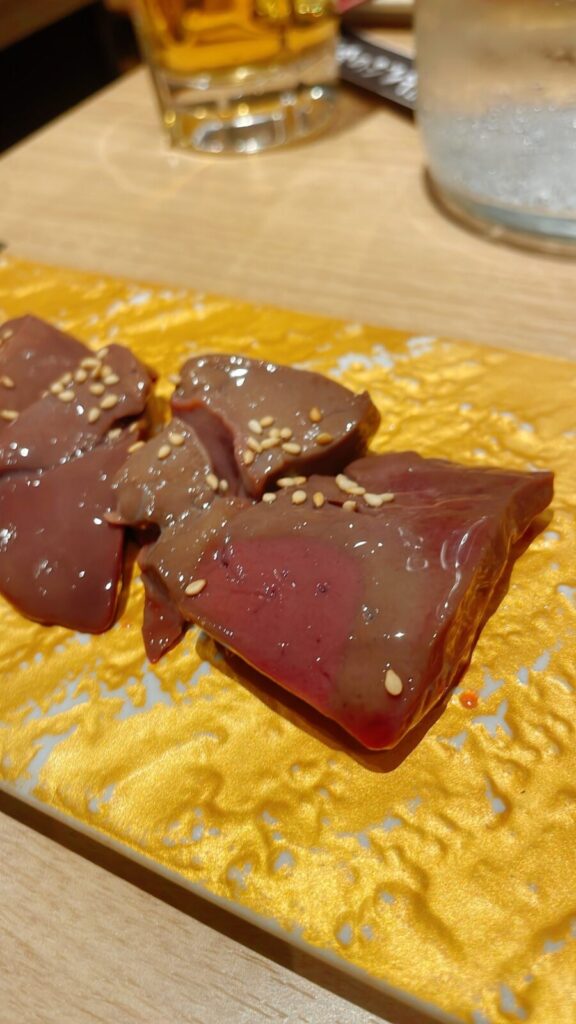 新宿「金のジンギ」ラムレバー