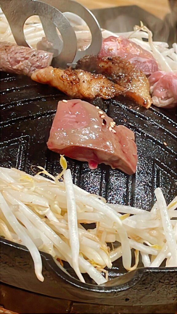 新宿「金のジンギ」ラムレバー