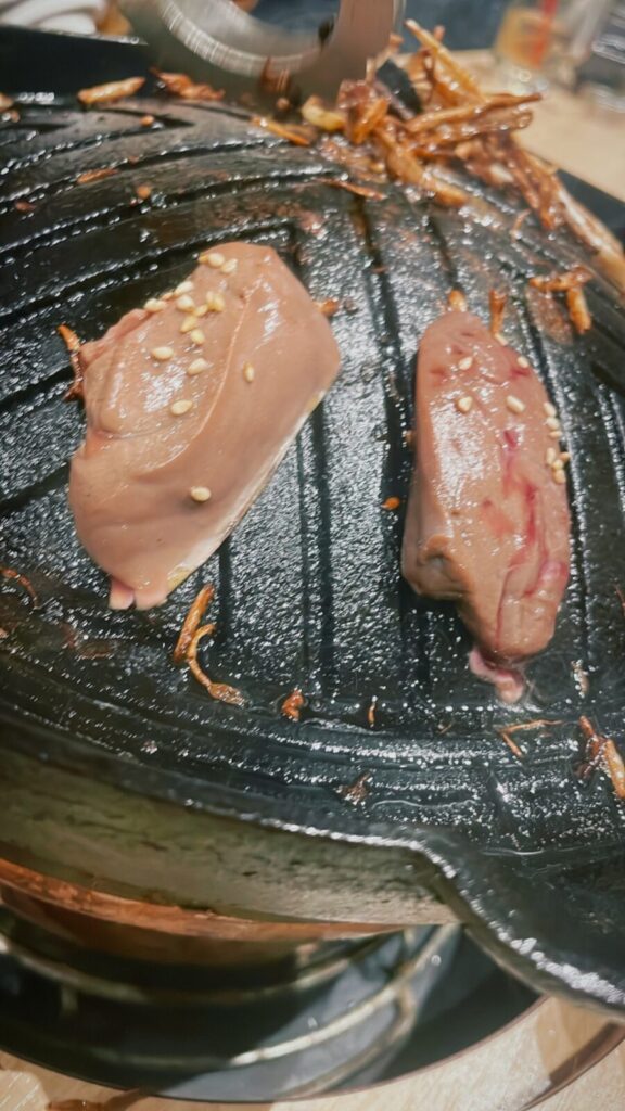 新宿「金のジンギ」ラムレバー